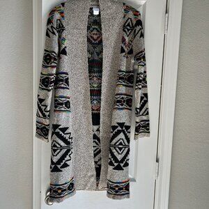 Soft Knit Cardigan by Northern Angel  M  Beautiful and Comfortable!  Aztec Weave